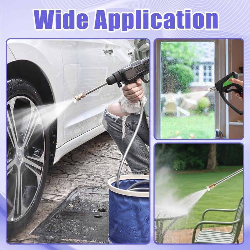 VIPRUSH Pressure Washer Tips, 7 Pack Power Washer Nozzle Tips, 40 Degree White, 1/4 Inch Quick Connect, 4000 PSI - Image 4